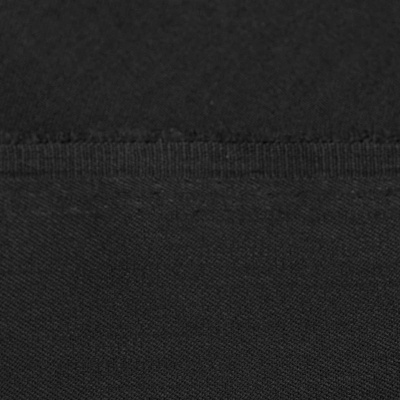 Костюмная ткань с вискозой "Рошель", 250 гр/м2, шир.150см, цвет чёрный - купить в Димитровграде. Цена 438.12 руб.