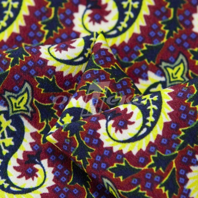 Плательная ткань "Фламенко" 14.1, 80 гр/м2, шир.150 см, принт огурцы - купить в Димитровграде. Цена 243.96 руб.