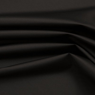 Курточная ткань Дюэл (дюспо), PU/WR/Milky, 80 гр/м2, шир.150см, цвет чёрный - купить в Димитровграде. Цена 141.80 руб.