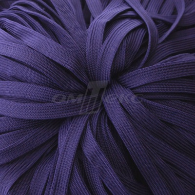 Шнур 15мм плоский (100+/-1м) №10 фиолетовый - купить в Димитровграде. Цена: 10.21 руб.
