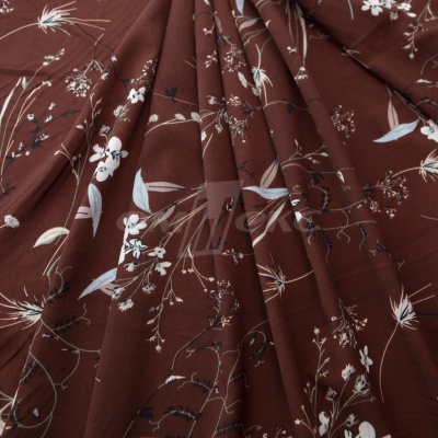 Плательная ткань "Фламенко" 2.2, 80 гр/м2, шир.150 см, принт растительный - купить в Димитровграде. Цена 239.03 руб.