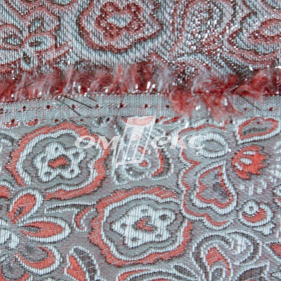 Ткань костюмная жаккард, 135 гр/м2, шир.150см, цвет красный№12 - купить в Димитровграде. Цена 441.92 руб.