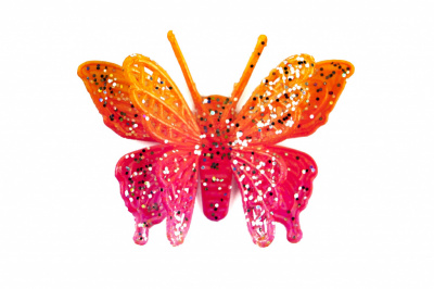 Бабочка декоративная пластиковая #10 - купить в Димитровграде. Цена: 7.09 руб.