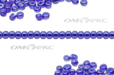 Бисер (TL) 11/0 ( упак.100 гр) цв.108 - синий - купить в Димитровграде. Цена: 44.80 руб.