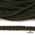 Шнур плетеный d-6 мм круглый, 70% хлопок 30% полиэстер, уп.90+/-1 м, цв.1075-хаки - купить в Димитровграде. Цена: 588 руб.