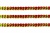 Пайетки "ОмТекс" на нитях, CREAM, 6 мм С / упак.73+/-1м, цв. 96 - красный - купить в Димитровграде. Цена: 484.77 руб.