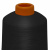 Нитки текстурированные кручёные, намот. 15 000 м, цвет чёрный - купить в Димитровграде. Цена: 237.24 руб.