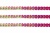 Пайетки "ОмТекс" на нитях, CREAM, 6 мм С / упак.73+/-1м, цв. 89 - розовый - купить в Димитровграде. Цена: 468.37 руб.