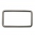 Рамка металлическая прямоугольная, 40 х 15 мм- тём.никель - купить в Димитровграде. Цена: 4.60 руб.