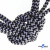 Шнурки #107-16, круглые 130 см, двухцветные цв.серый/чёрный - купить в Димитровграде. Цена: 31.89 руб.