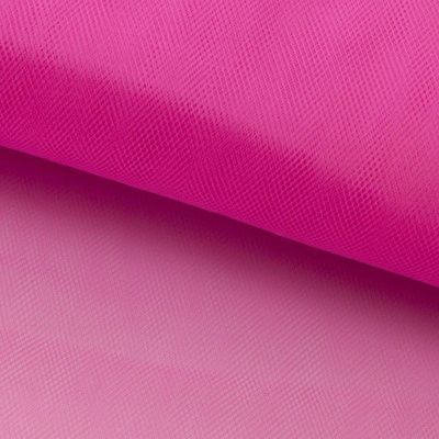 Фатин матовый 16-31, 12 гр/м2, шир.300см, цвет барби розовый - купить в Димитровграде. Цена 100.92 руб.