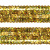 Тесьма с пайетками D16, шир. 20 мм/уп. 25+/-1 м, цвет золото - купить в Димитровграде. Цена: 786.13 руб.