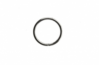 Кольцо металлическое d-15 мм, цв.-никель - купить в Димитровграде. Цена: 2.48 руб.