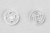 Кнопки пришивные пластиковые 11,5 мм, блистер 24шт, цв.-прозрачные - купить в Димитровграде. Цена: 59.44 руб.