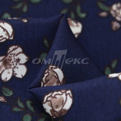 Плательная ткань "Фламенко" 3.2, 80 гр/м2, шир.150 см, принт растительный - купить в Димитровграде. Цена 239.03 руб.