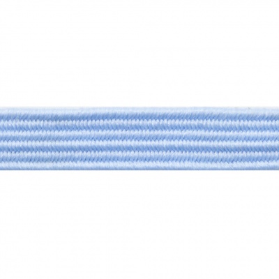 Резиновые нити с текстильным покрытием, шир. 6 мм ( упак.30 м/уп), цв.- 108-голубой - купить в Димитровграде. Цена: 155.22 руб.
