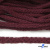 Шнур плетеный d-6 мм круглый, 70% хлопок 30% полиэстер, уп.90+/-1 м, цв.1070-бордовый - купить в Димитровграде. Цена: 588 руб.
